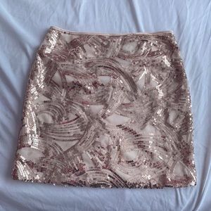 Francesca’s sequin skirt